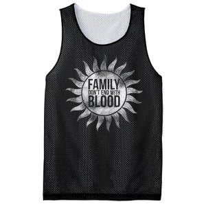 Family Don't End With Blood Mesh Reversible Basketball Jersey Tank