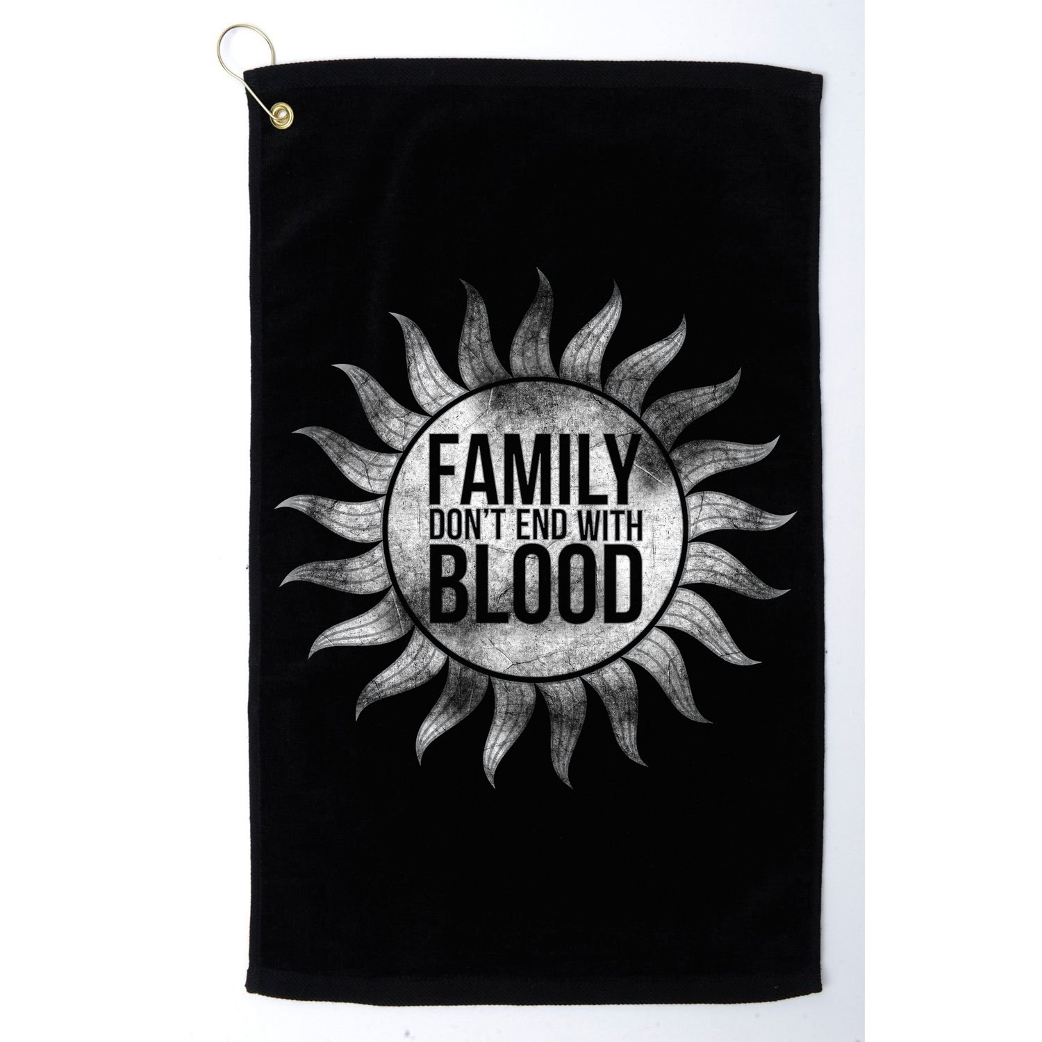 Family Don't End With Blood Golf Towel