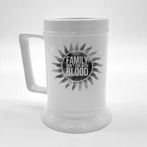 Family Don't End With Blood Beer Stein