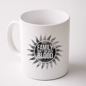 Family Don't End With Blood Coffee Mug