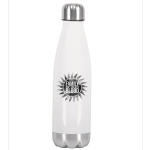 Family Don't End With Blood Stainless Steel Insulated Water Bottle