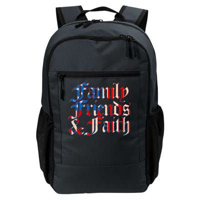 Family Friends & Faith Red White & Blue Daily Commute Backpack