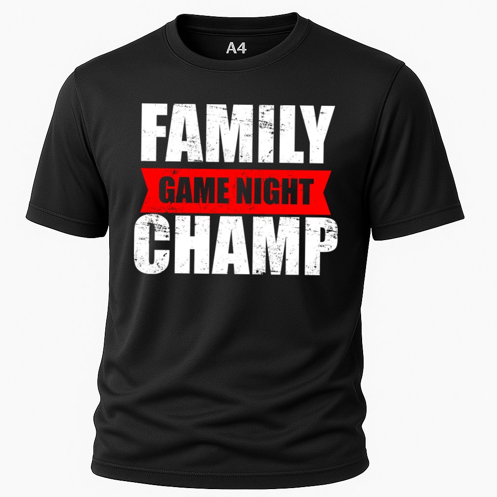 Family Game Night Champ Cooling Performance Crew T-Shirt