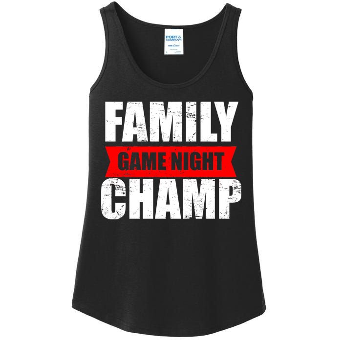 Family Game Night Champ Ladies Essential Tank