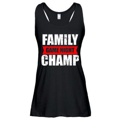 Family Game Night Champ Ladies Essential Flowy Tank