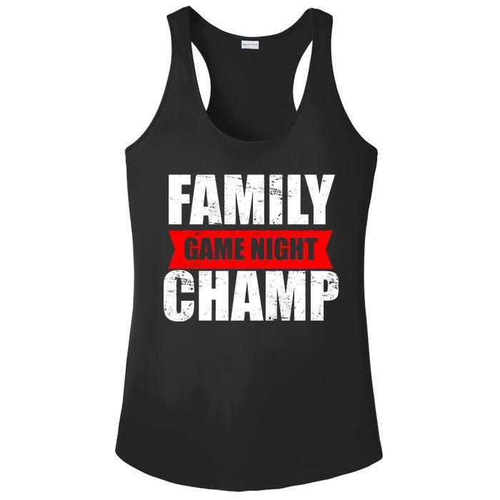 Family Game Night Champ Ladies PosiCharge Competitor Racerback Tank