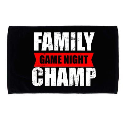 Family Game Night Champ Microfiber Hand Towel