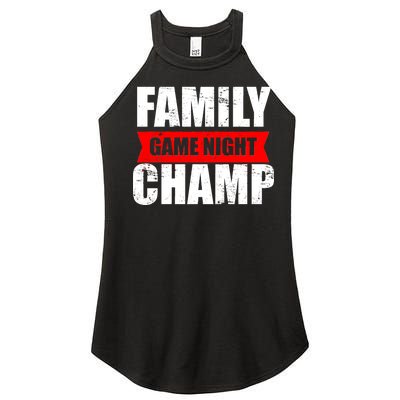 Family Game Night Champ Women's Perfect Tri Rocker Tank