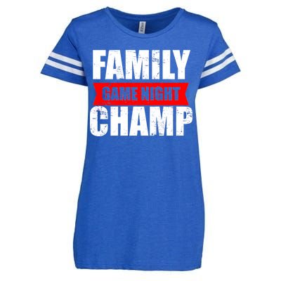 Family Game Night Champ Enza Ladies Jersey Football T-Shirt