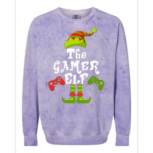 Family Matching Christmas The Gamer Elf Colorblast Crewneck Sweatshirt