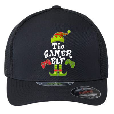 Family Matching Christmas The Gamer Elf Flexfit Unipanel Trucker Cap