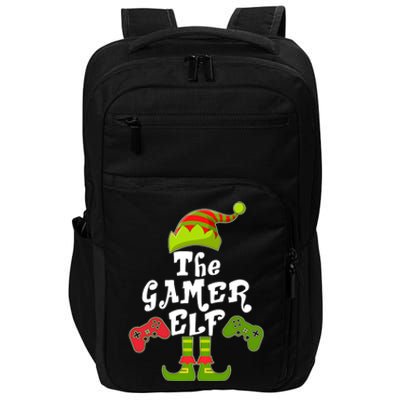 Family Matching Christmas The Gamer Elf Impact Tech Backpack