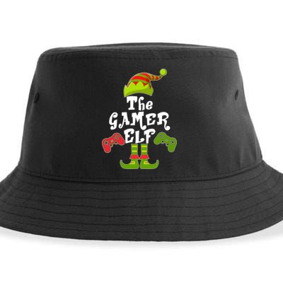 Family Matching Christmas The Gamer Elf Sustainable Bucket Hat