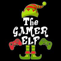 Family Matching Christmas The Gamer Elf Flatbill Hat