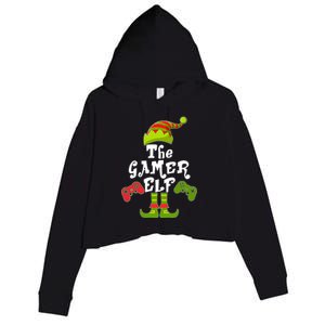 Family Matching Christmas The Gamer Elf Crop Fleece Hoodie