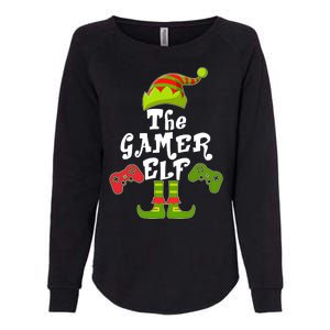 Family Matching Christmas The Gamer Elf Womens California Wash Sweatshirt