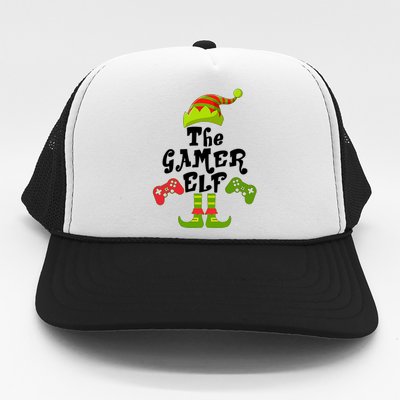 Family Matching Christmas The Gamer Elf Trucker Hat