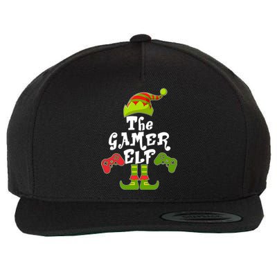 Family Matching Christmas The Gamer Elf Wool Snapback Cap