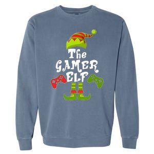 Family Matching Christmas The Gamer Elf Garment-Dyed Sweatshirt