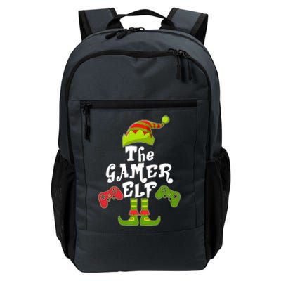 Family Matching Christmas The Gamer Elf Daily Commute Backpack