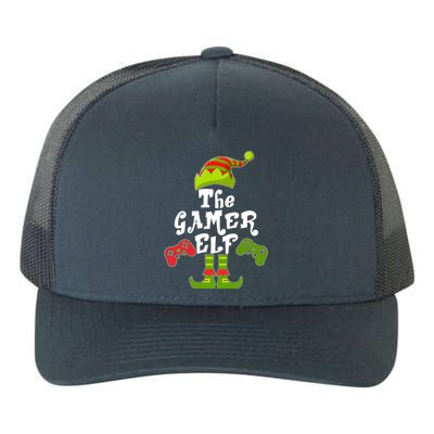 Family Matching Christmas The Gamer Elf Yupoong Adult 5-Panel Trucker Hat