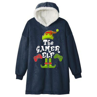 Family Matching Christmas The Gamer Elf Hooded Wearable Blanket