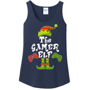 Family Matching Christmas The Gamer Elf Ladies Essential Tank