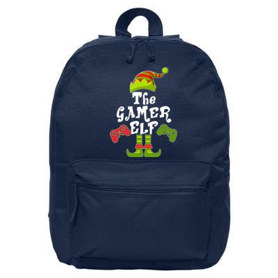 Family Matching Christmas The Gamer Elf 16 in Basic Backpack