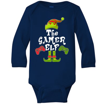 Family Matching Christmas The Gamer Elf Baby Long Sleeve Bodysuit