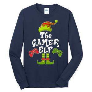 Family Matching Christmas The Gamer Elf Tall Long Sleeve T-Shirt