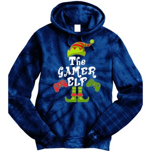 Family Matching Christmas The Gamer Elf Tie Dye Hoodie