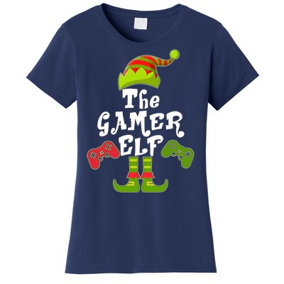 Family Matching Christmas The Gamer Elf Women's T-Shirt