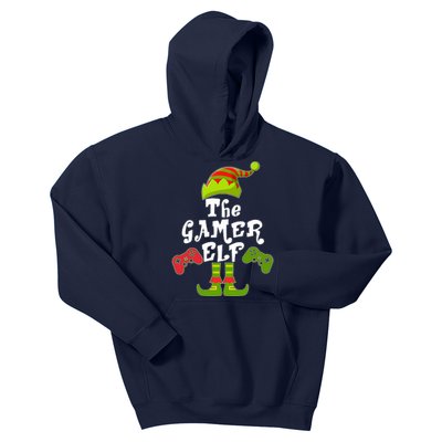 Family Matching Christmas The Gamer Elf Kids Hoodie