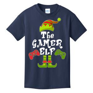 Family Matching Christmas The Gamer Elf Kids T-Shirt