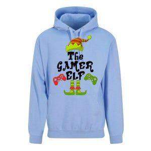 Family Matching Christmas The Gamer Elf Unisex Surf Hoodie