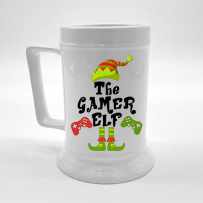 Family Matching Christmas The Gamer Elf Beer Stein