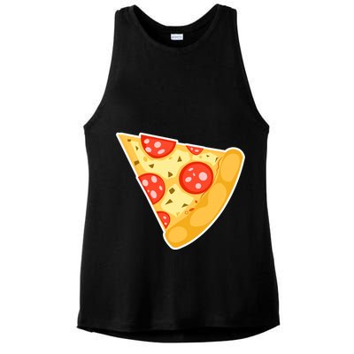 Family Matching Missing Pizza Slice Child Baby Ladies PosiCharge Tri-Blend Wicking Tank