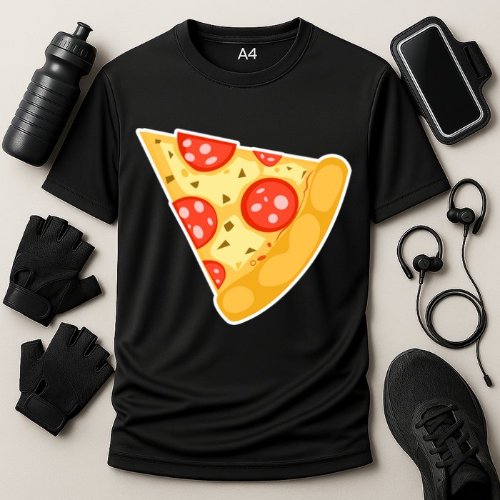 Family Matching Missing Pizza Slice Child Baby Performance Shirt