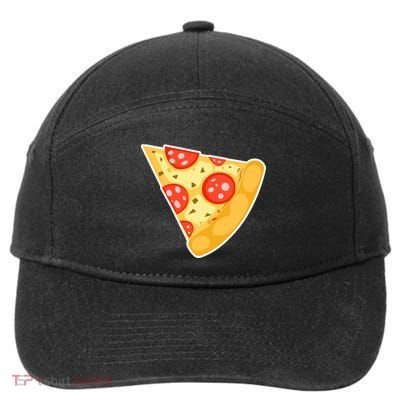 Family Matching Missing Pizza Slice Child Baby 7-Panel Snapback Hat