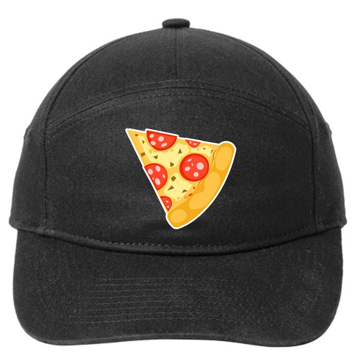 Family Matching Missing Pizza Slice Child Baby 7-Panel Snapback Hat