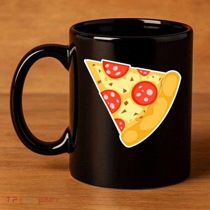 Family Matching Missing Pizza Slice Child Baby 11oz C Handle Ceramic Mug