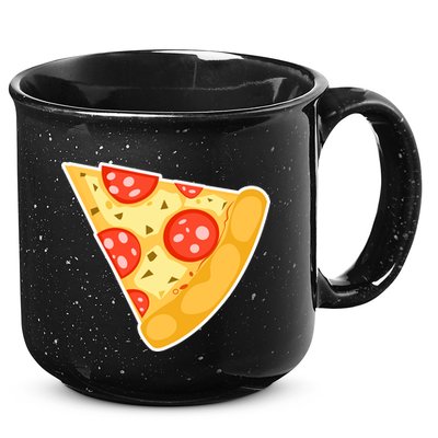 Family Matching Missing Pizza Slice Child Baby 15oz Campfire Ceramic Mug