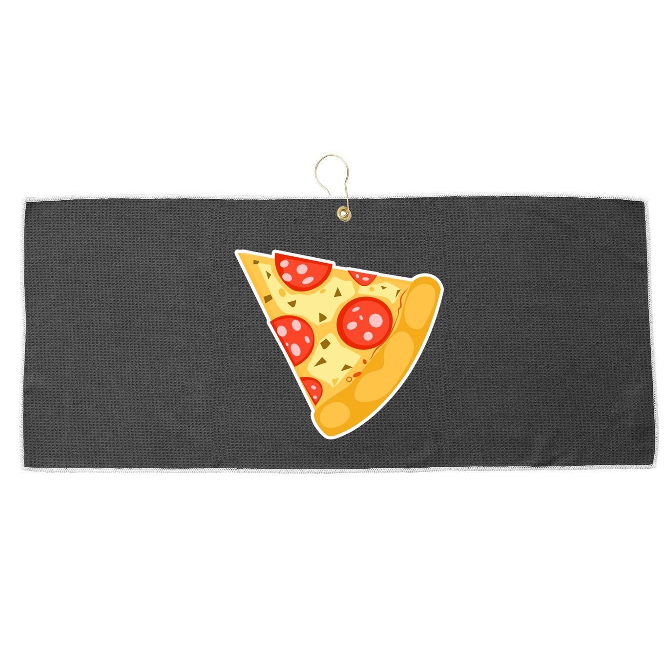 Family Matching Missing Pizza Slice Child Baby Large Microfiber Waffle Golf Towel