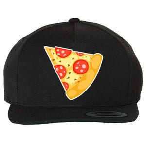 Family Matching Missing Pizza Slice Child Baby Wool Snapback Cap