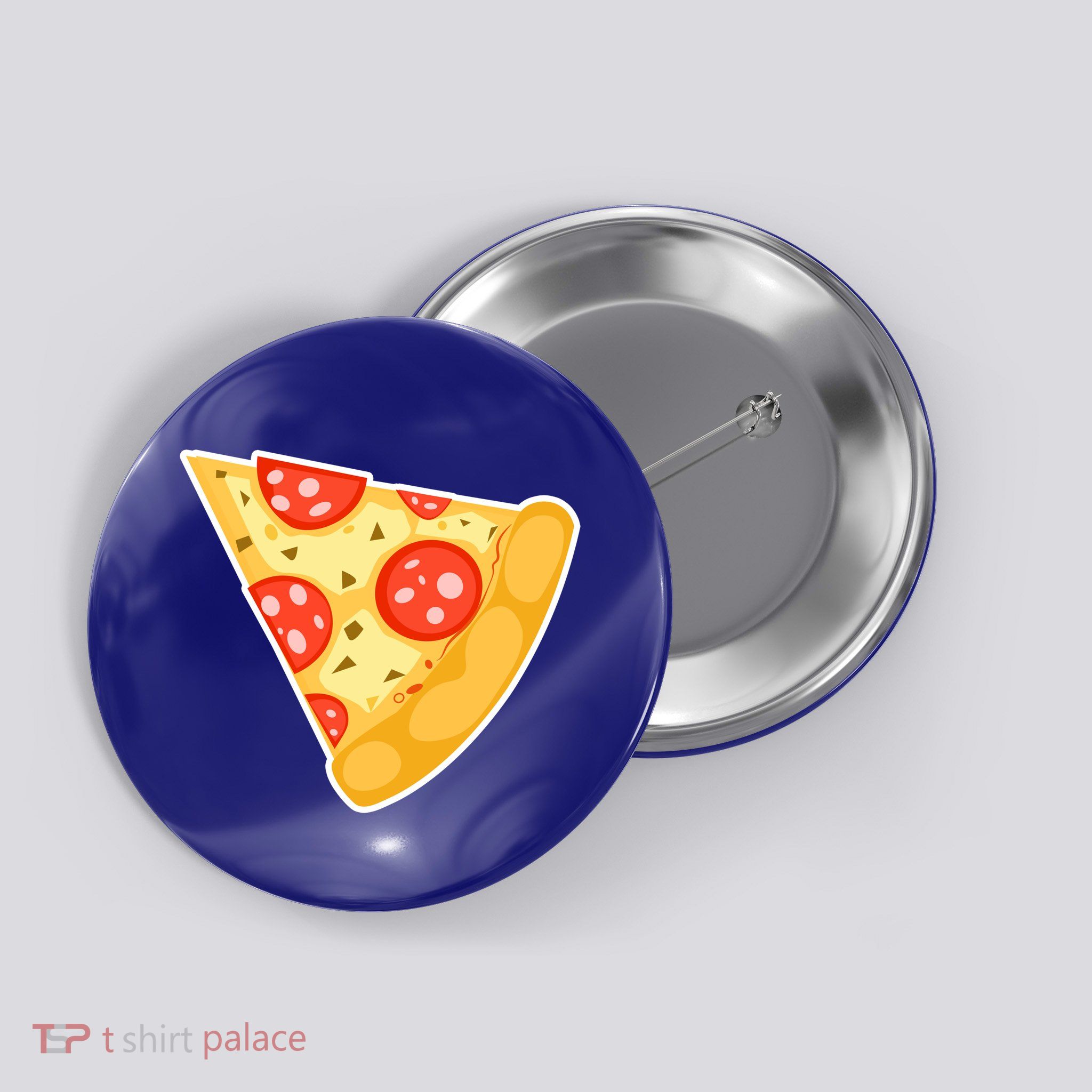 Family Matching Missing Pizza Slice Child Baby Button