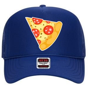 Family Matching Missing Pizza Slice Child Baby High Crown Mesh Back Trucker Hat