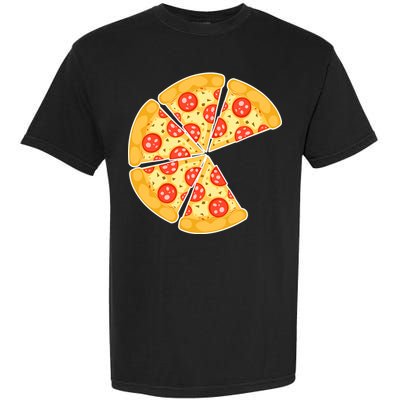Family Matching Pizza With Missing Slice Parents Garment-Dyed Heavyweight T-Shirt