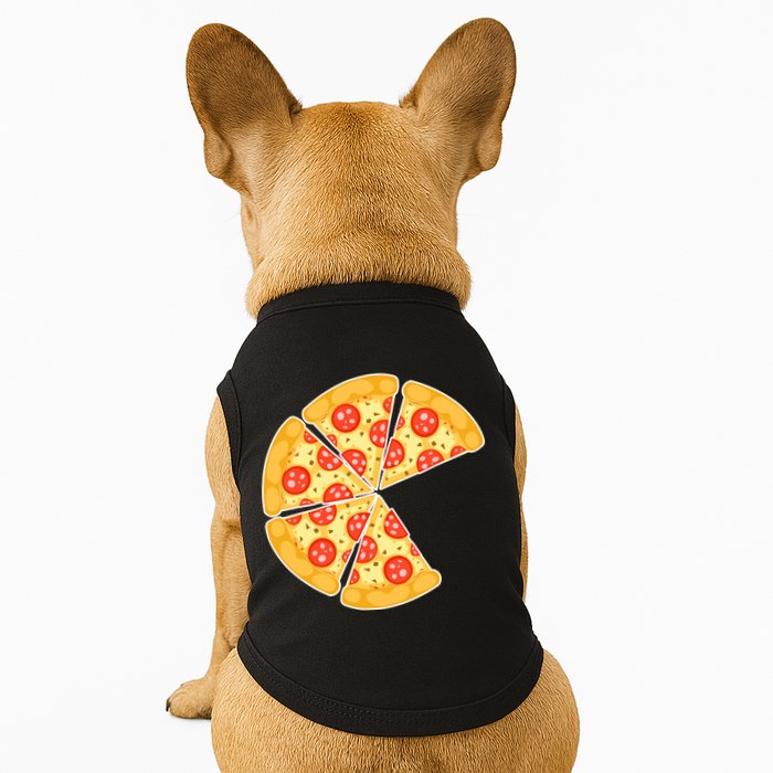 Family Matching Pizza With Missing Slice Parents Doggie Tank