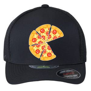 Family Matching Pizza With Missing Slice Parents Flexfit Unipanel Trucker Cap