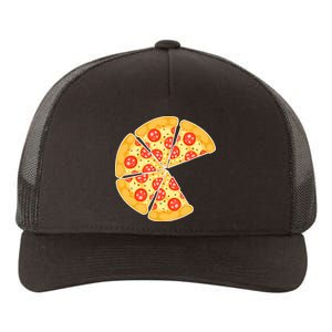 Family Matching Pizza With Missing Slice Parents Yupoong Adult 5-Panel Trucker Hat